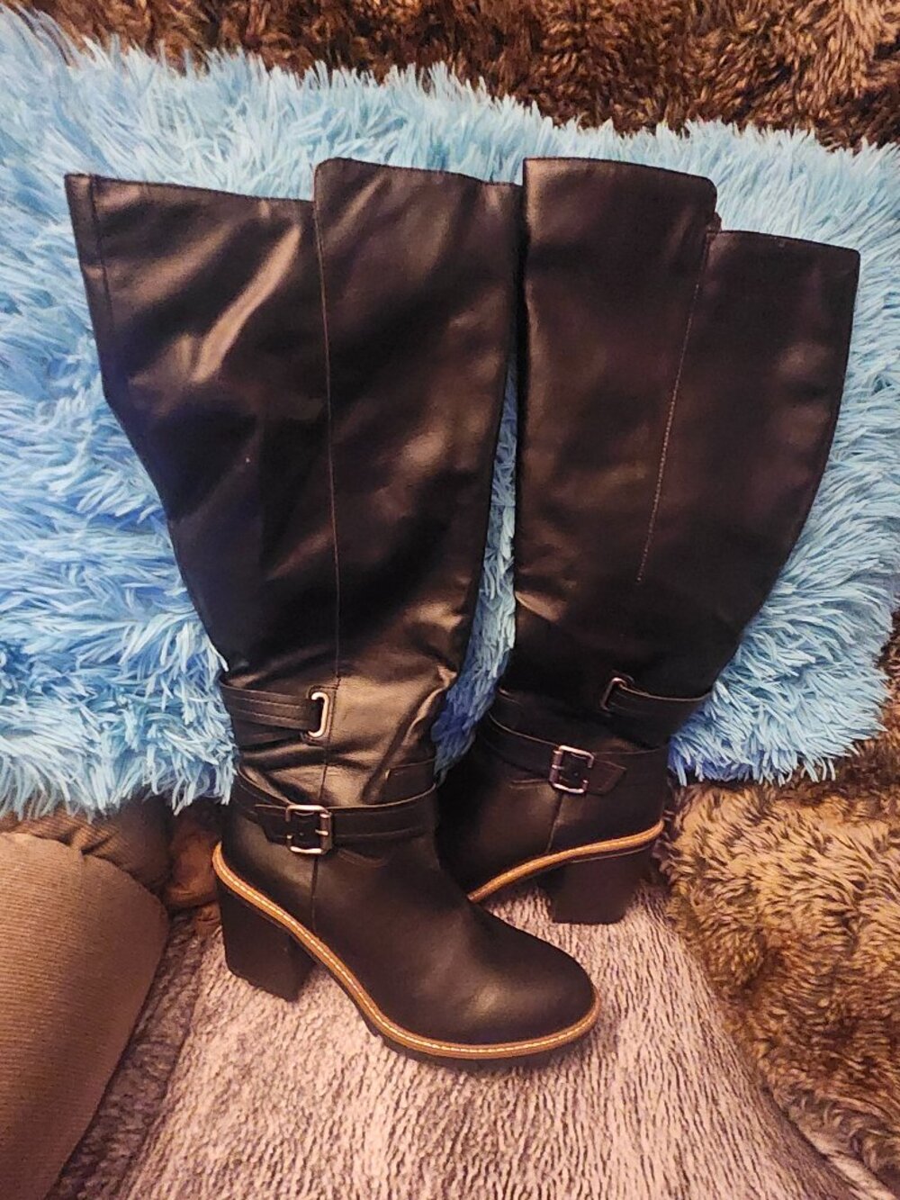 Knee High Leather Boots